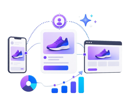 Advertiser campaign growth illustration